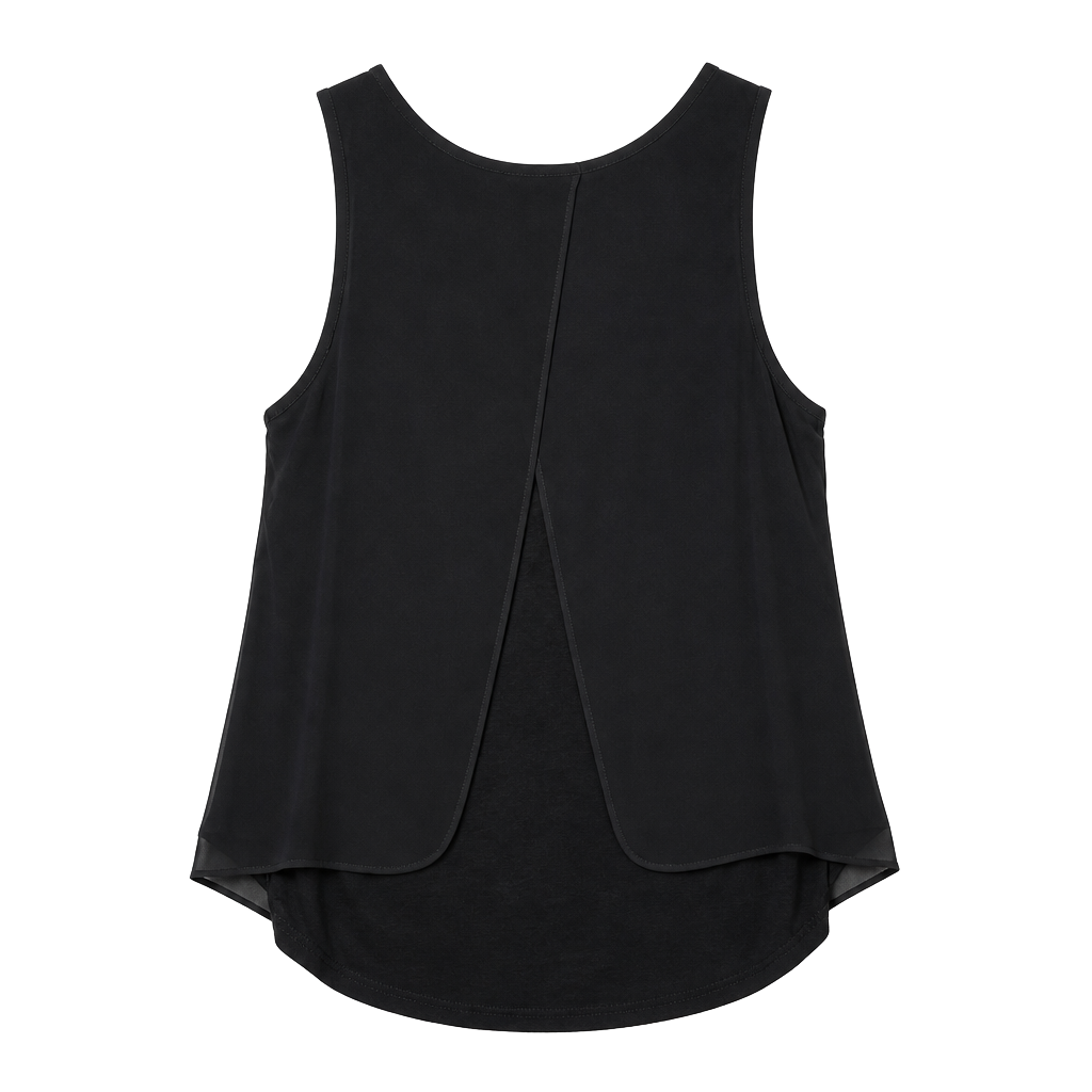 IZ buyer XS Women's Black Blouse Shirt With Back Lace 1