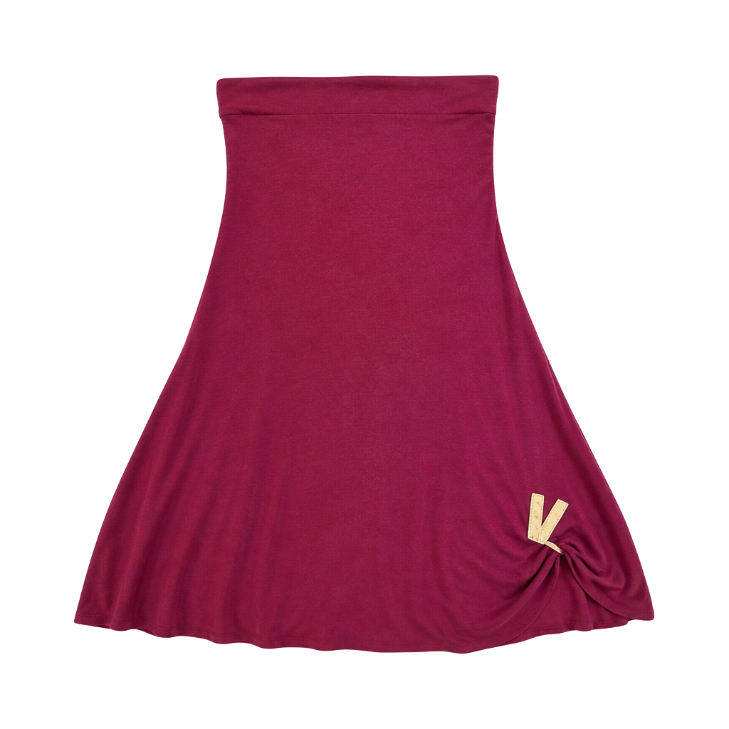 OGL Skirt Burgundy 1