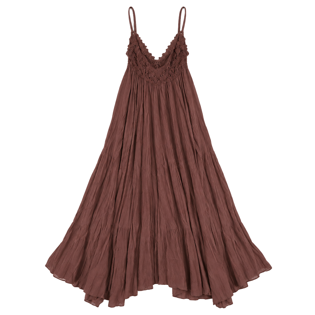 Free people brown maxi dress 1