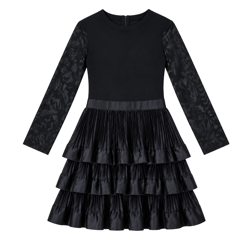 Alice + Olivia Chara Tiered Ruffle Mini Dress Size 2 1