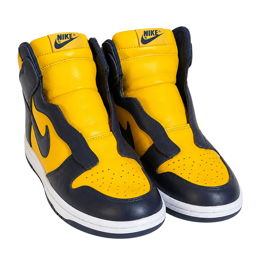 Nike Dunk Lux x Sacai Size 7.5 Varsity Maize Midnight Navy 1