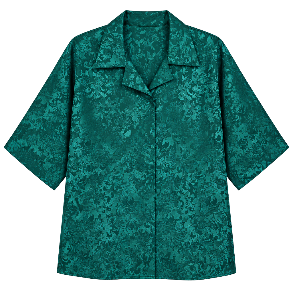 Victoria's Secret Vintage Silk Pajama Top Size M/L 1