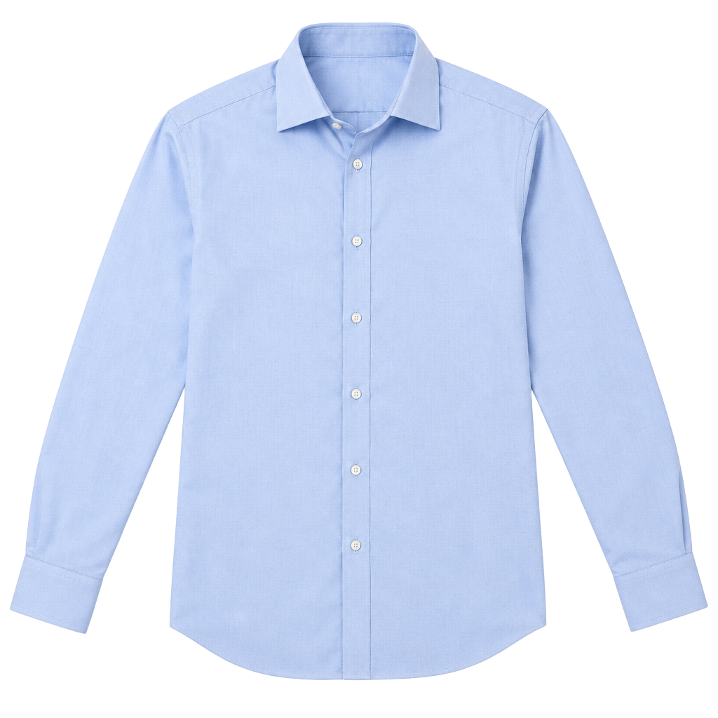 Calvin Klein Dress Shirt Light Blue Non-Iron Regular Fit 17 34/35 1