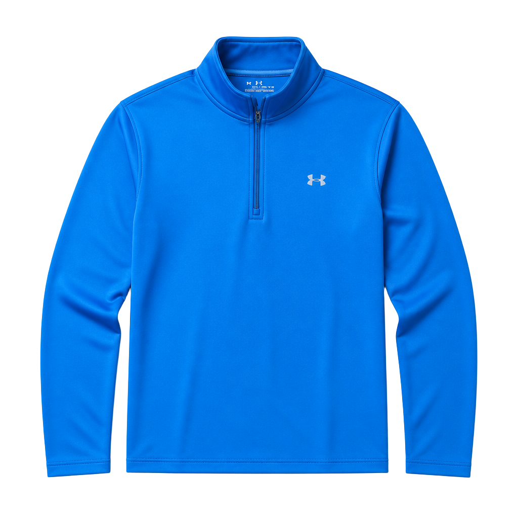 Under Armour Men's Blue 1/4 Zip Pullover Performance Shirt 1