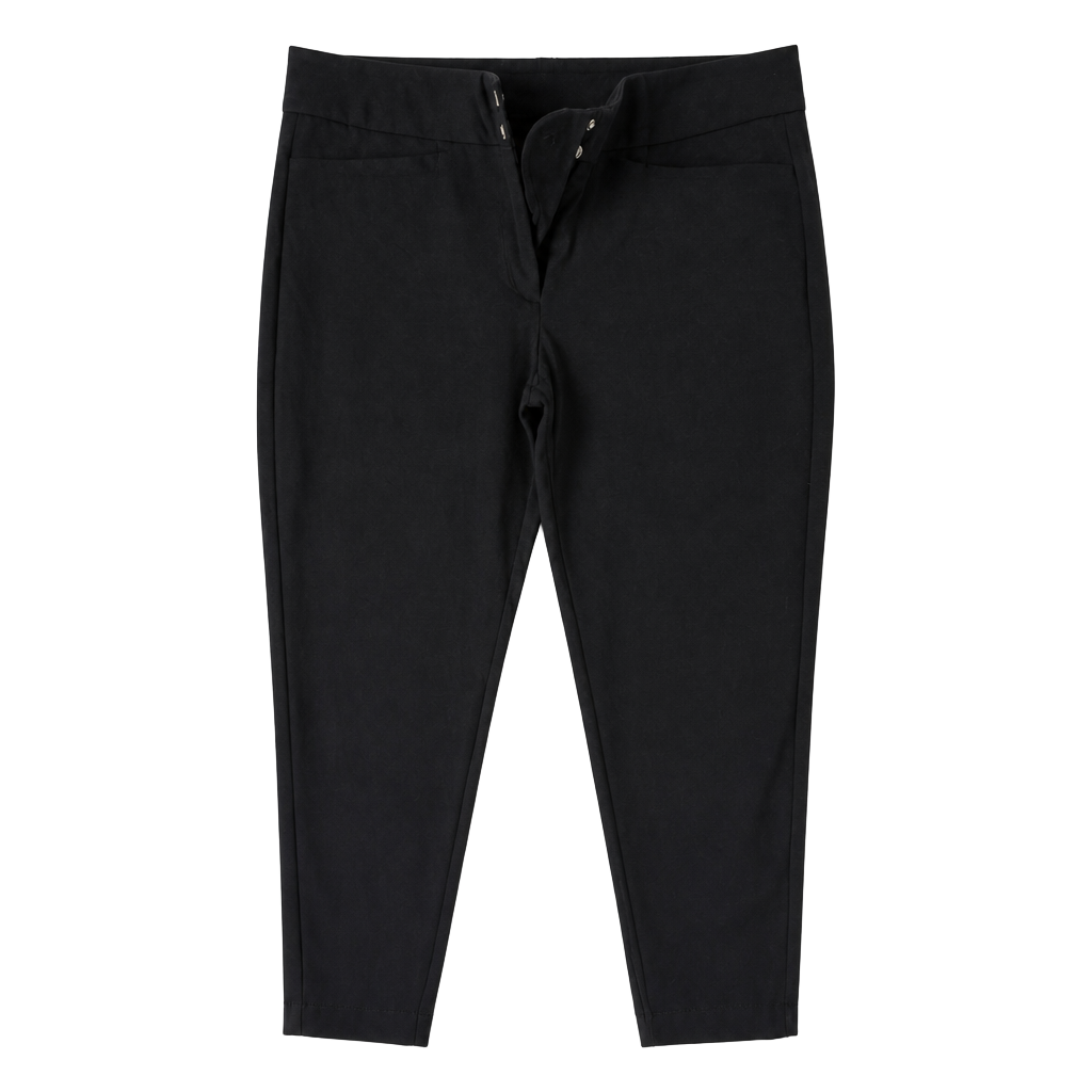 Apt. 9 Torie Slim Pants Size 10 Navy Blue Stretch Cotton Crop 1