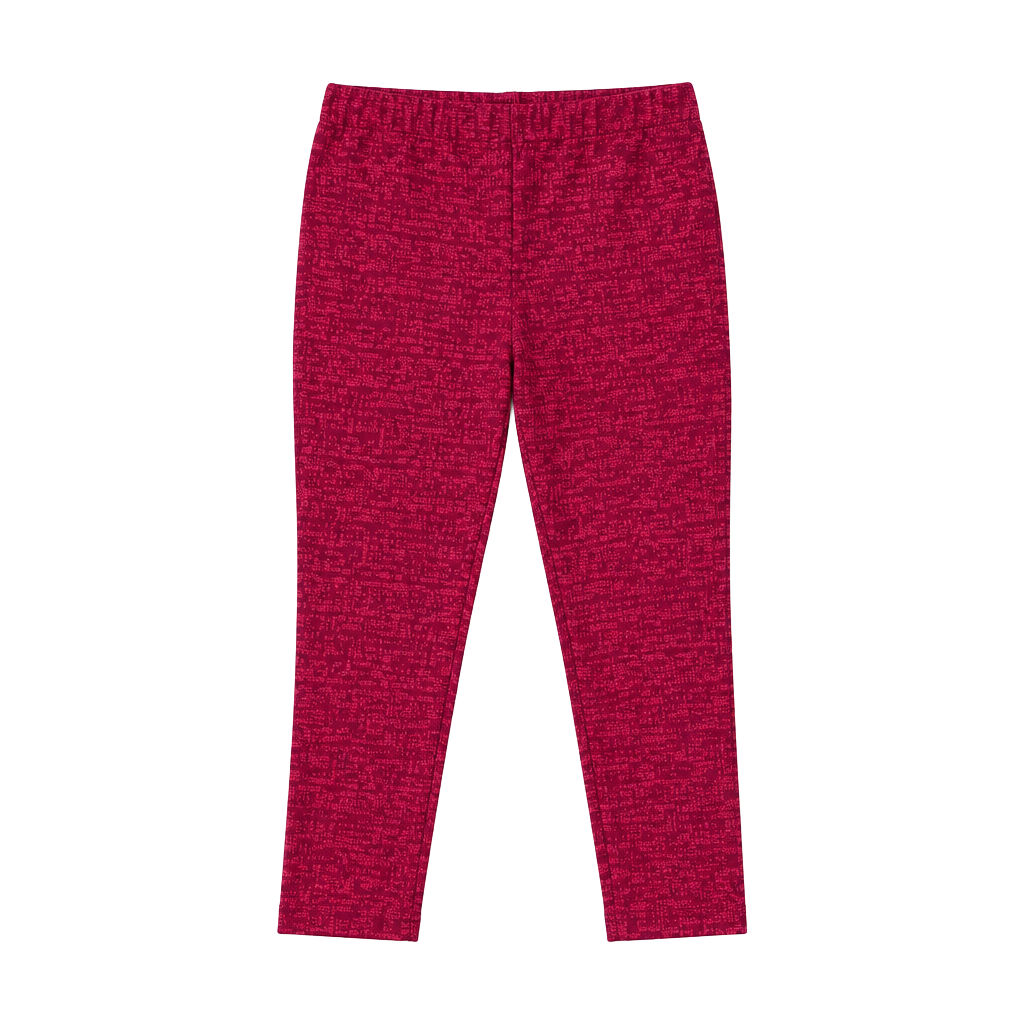 Ann Taylor Loft Marisa Skinny Ankle Pants Size 10 Red Purple Pattern 1