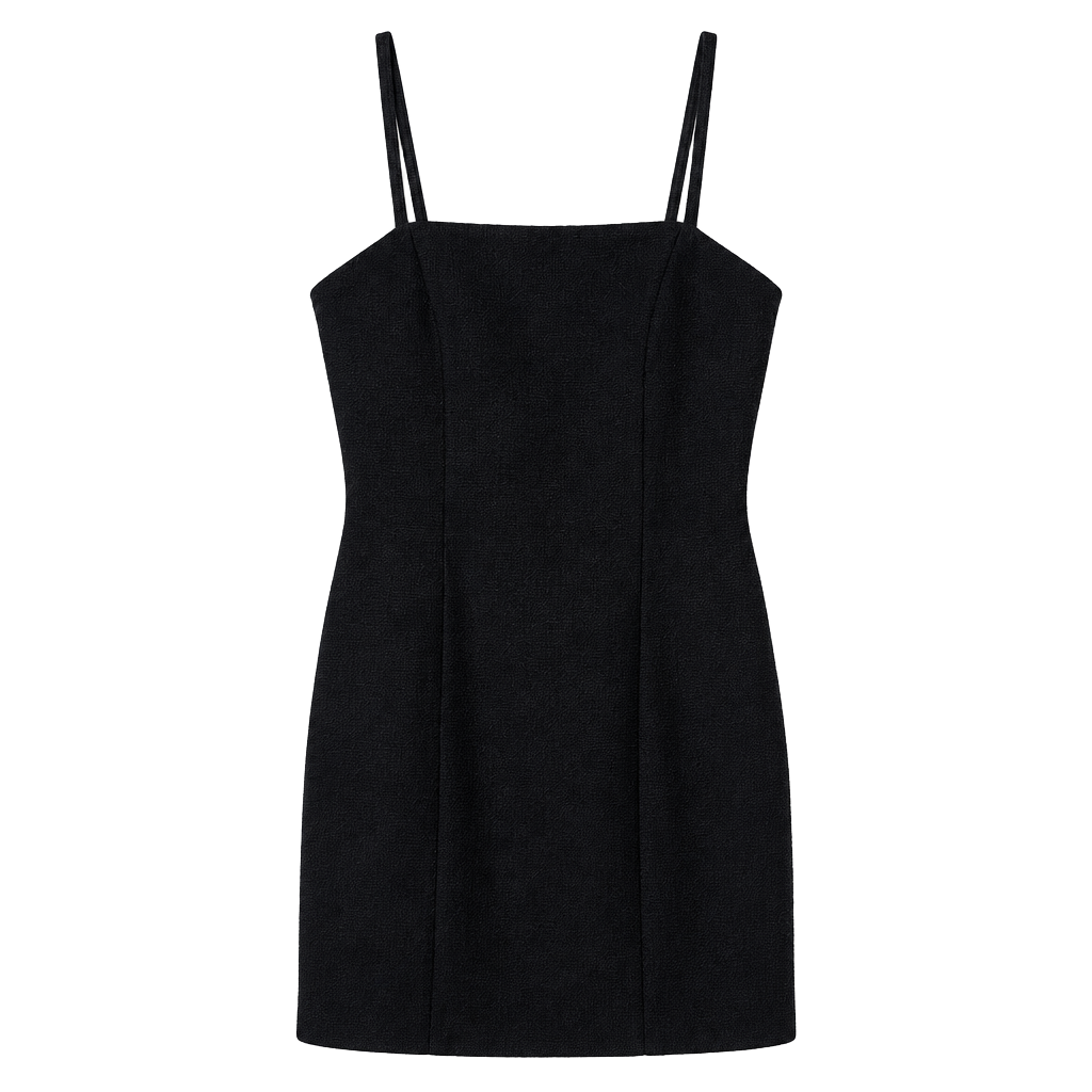 Vintage Black Cami Dress Size 9/10 1