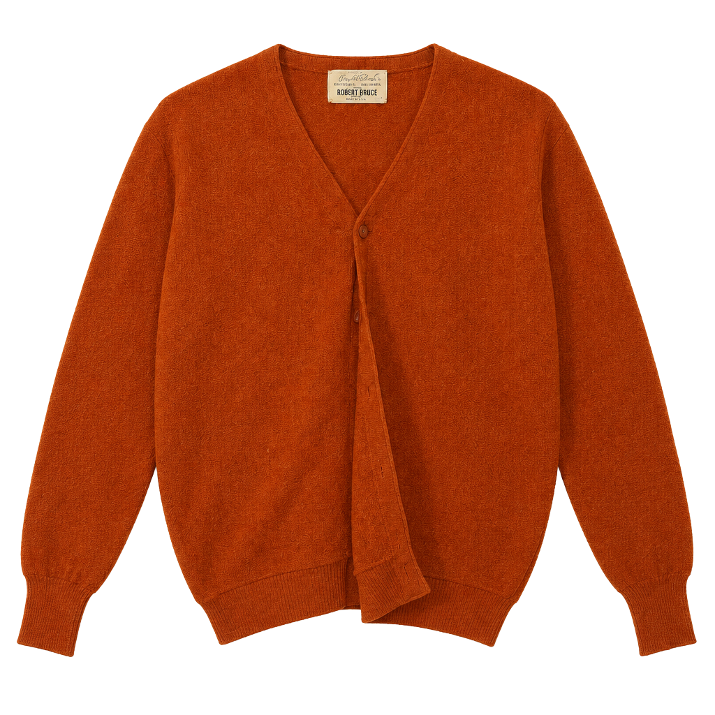 Robert Bruce Arnold Palmer Cardigan Sweater Size M 1