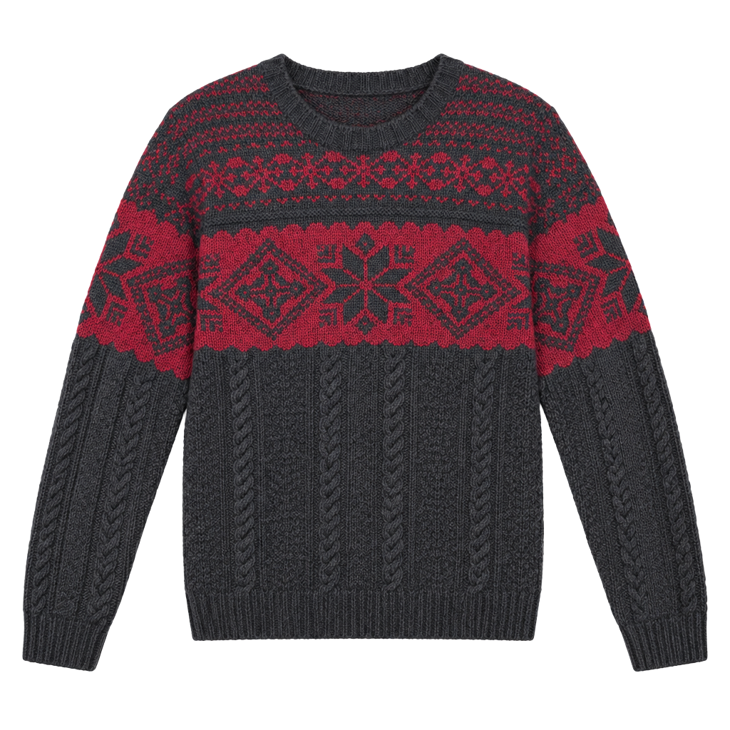 Polo By Ralph Lauren Hand Knit Wool Fair Isle Sweater Size L 1