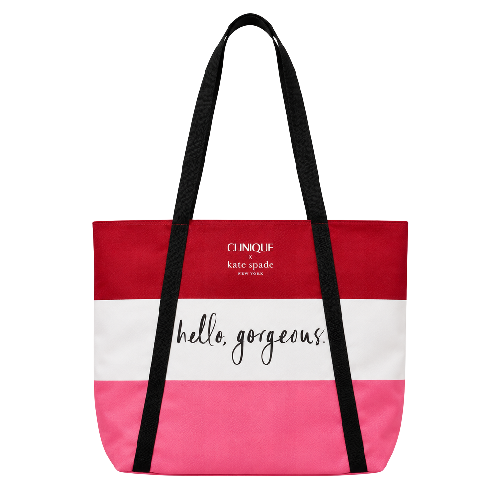 Clinique x Kate Spade New York Hello Gorgeous Tote Bag 1