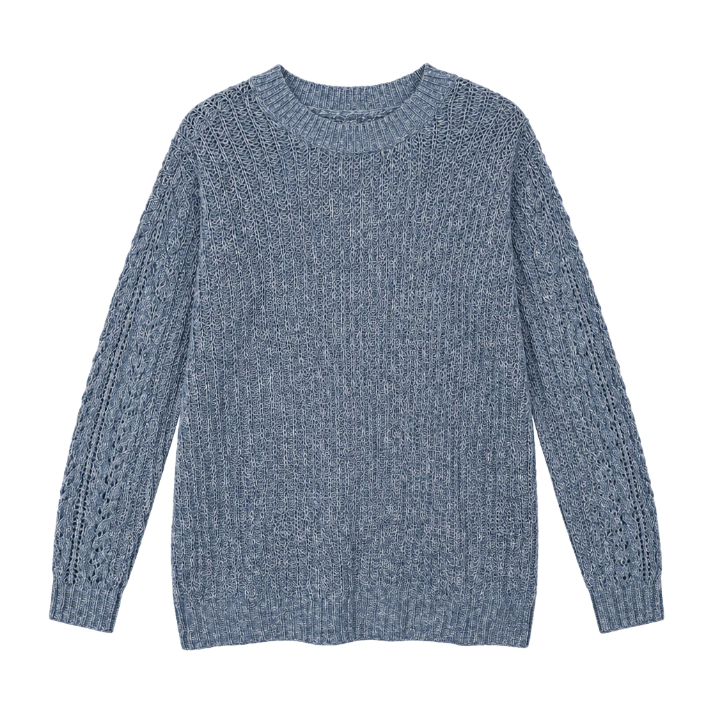 American Eagle Sweater Size XS Blue Knit Crewneck 1