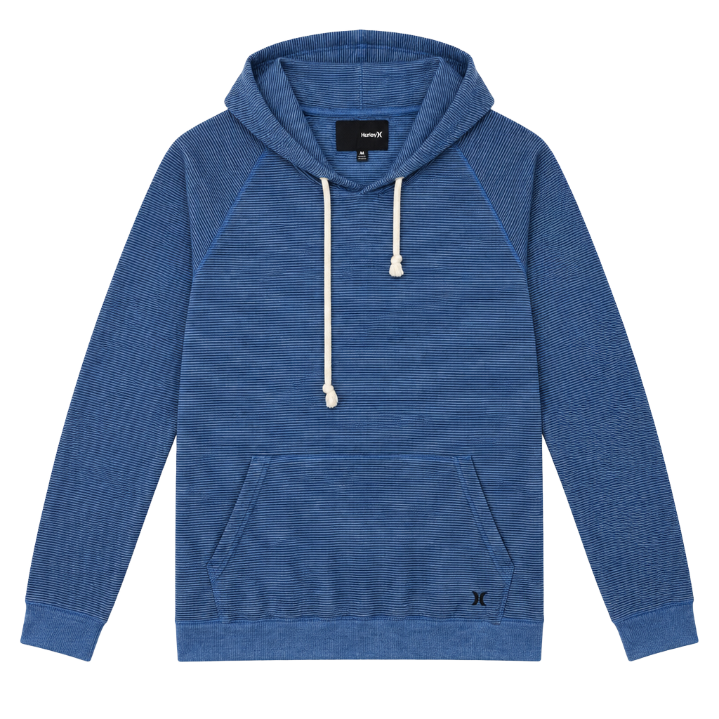 Hurley Striped Hoodie Size M Blue 1