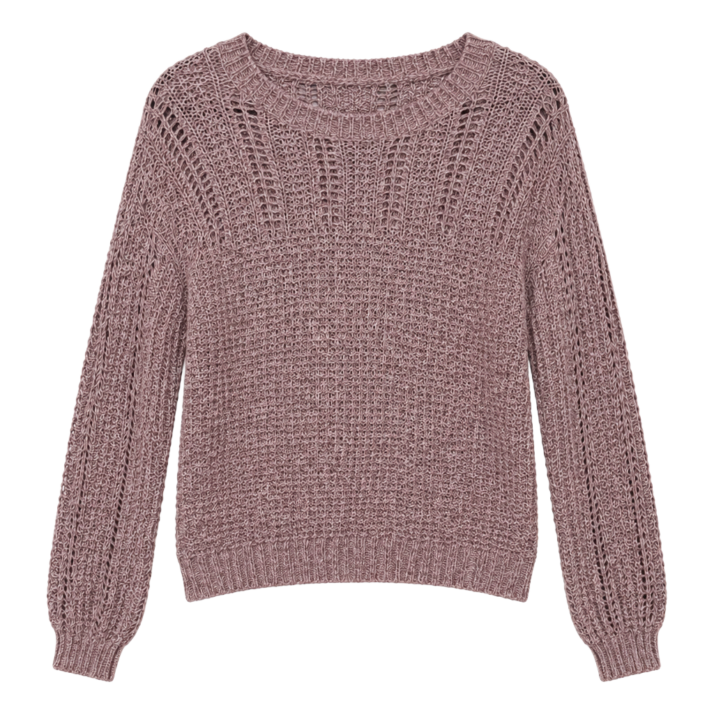 American Eagle Knit Sweater Size S Mauve 1