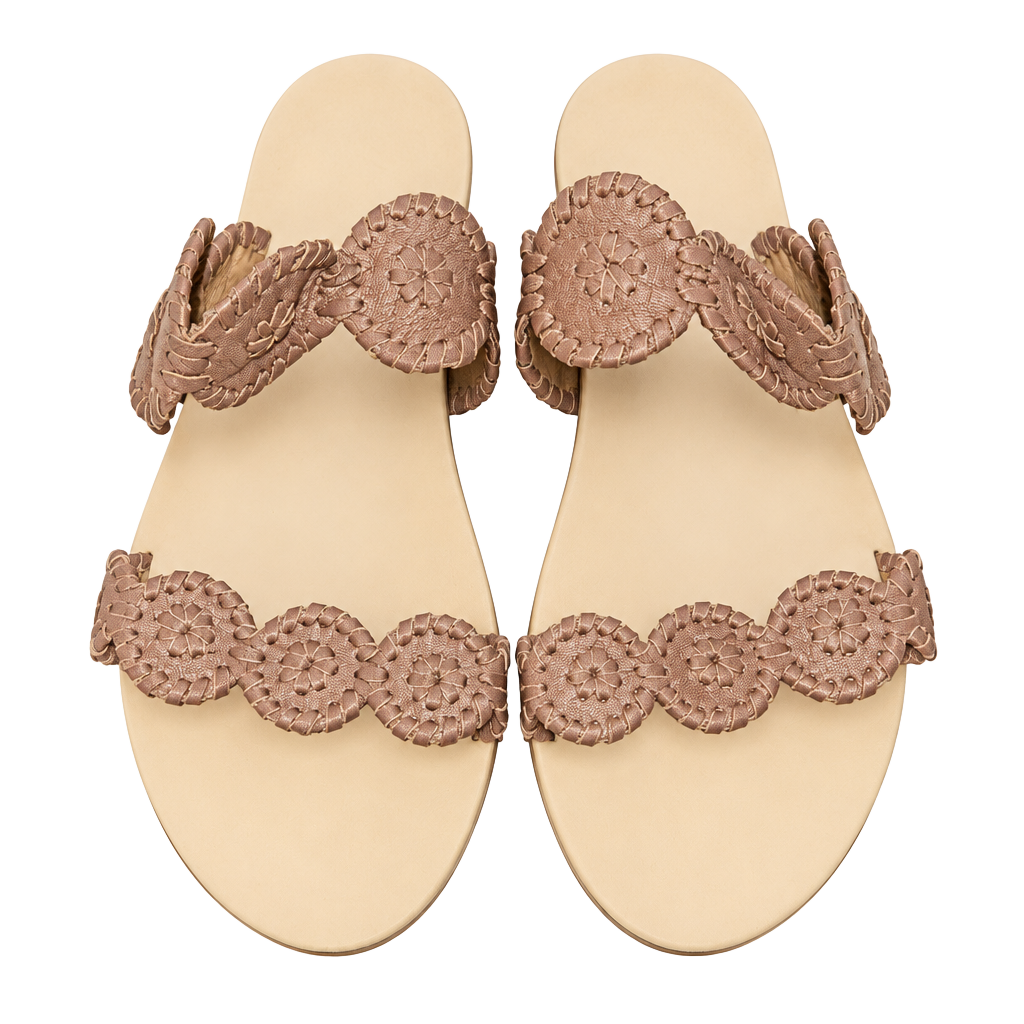 Jack Rogers Lauren Sandals Size 9M Cognac Leather 1