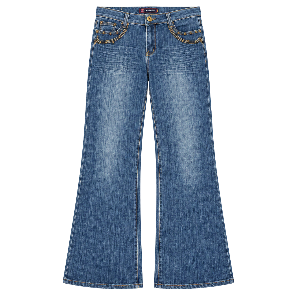 904 Lanhaitun Blue Jeans Size 16 1