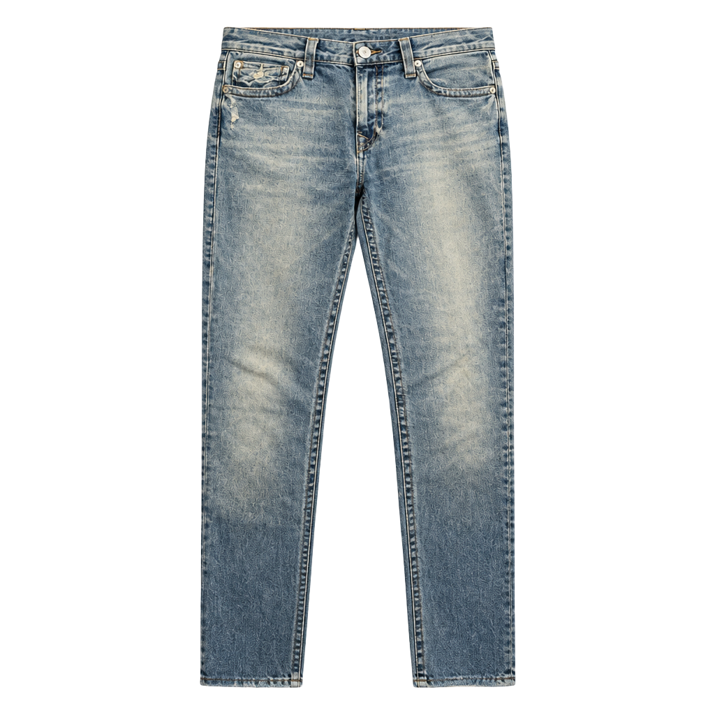 894 True Religion Skinny Jeans Size 30 Blue Denim 1