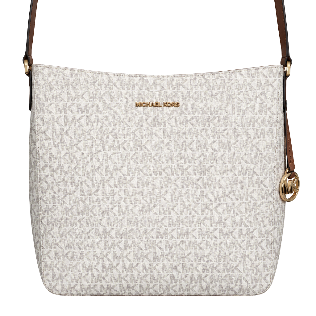 LUP 9 Michael Kors Jet Set Travel Lg Messenger Vanilla 1