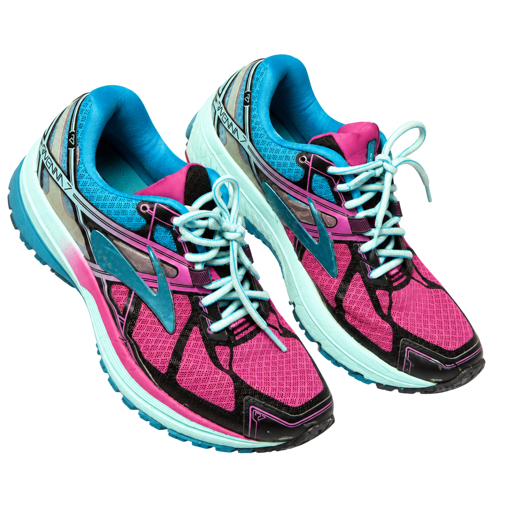 Brooks Ravenna 7 Size 9.5 Blue Pink Running Shoes 1