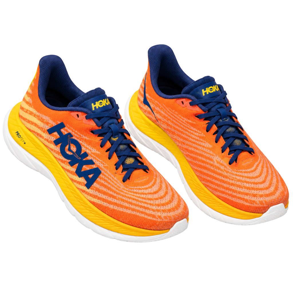 LUS 23 Hoka One One Carbon X Size 9.5 Orange Running Shoes 1
