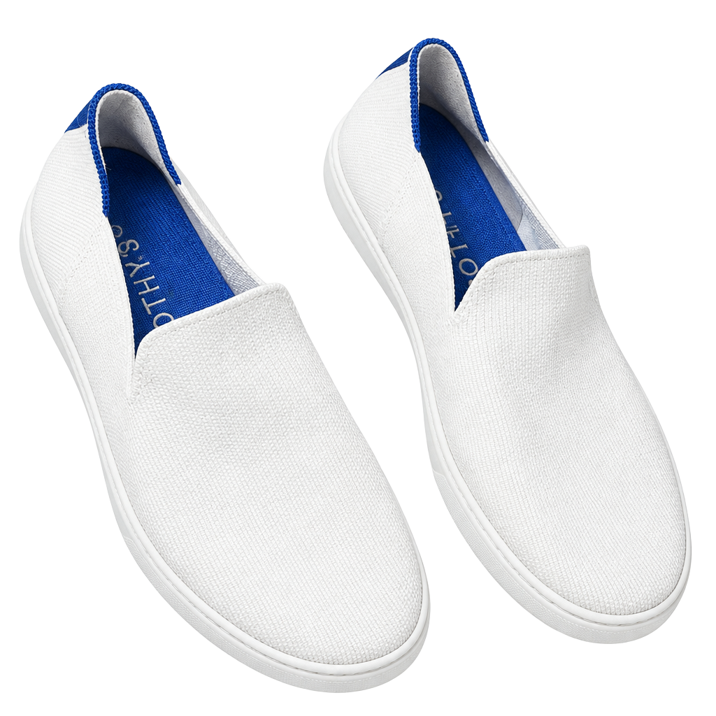 LUS 19 Rothy's The RS01 Sneaker Size 8.5 White 1