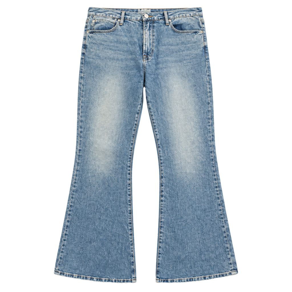 892 FRAME Le High Flare Size 31 Light Wash Denim Jeans 1