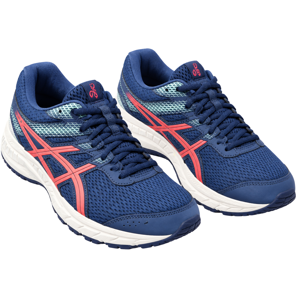LUS 26 Asics Gel-Contend 6 Size 10 Wide Blue Pink Sneakers 1