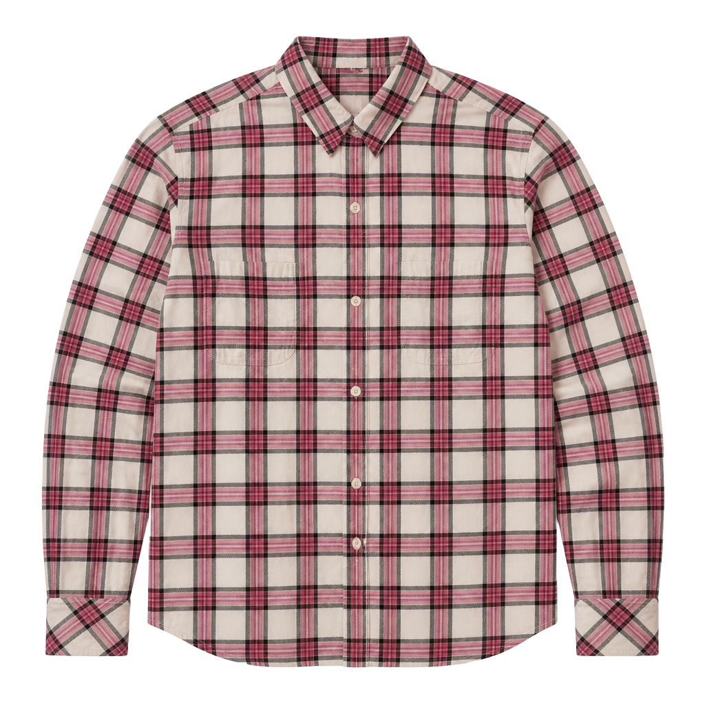 Riders by Lee Pink and White Flannel 1