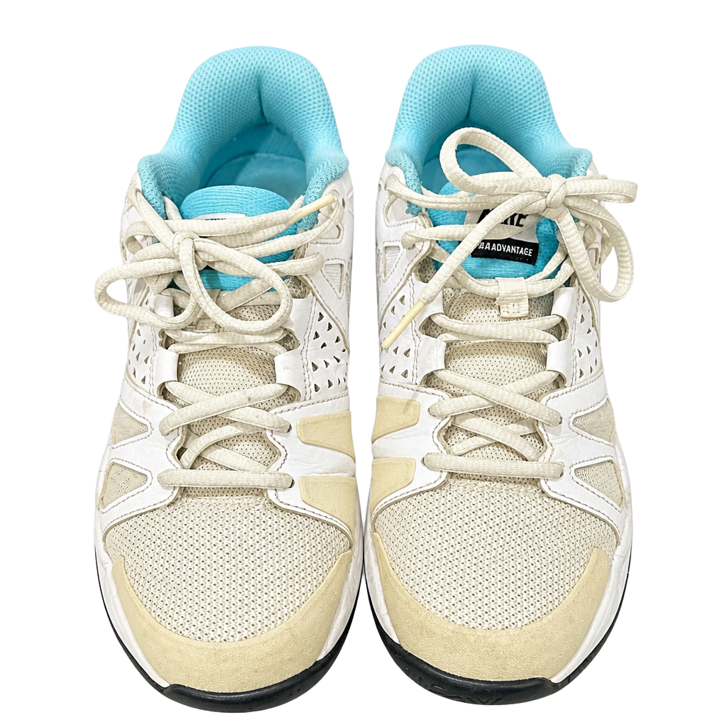 Nike Air Vapor Advantage White Turquoise Tennis Shoes 1