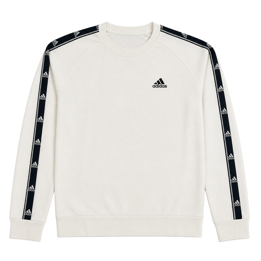 Adidas Logo Tape Raglan Sweatshirt 1
