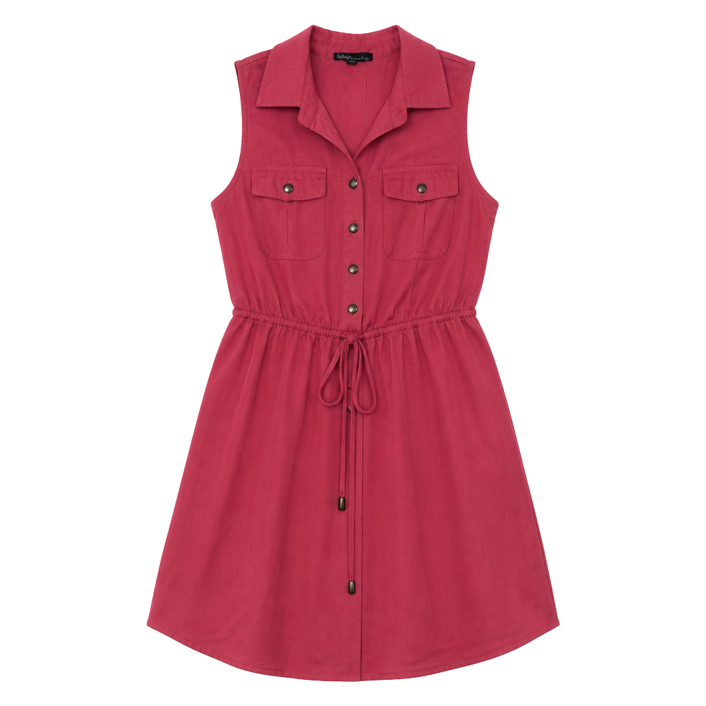 BeBop Tea Rose Utility Dress 1