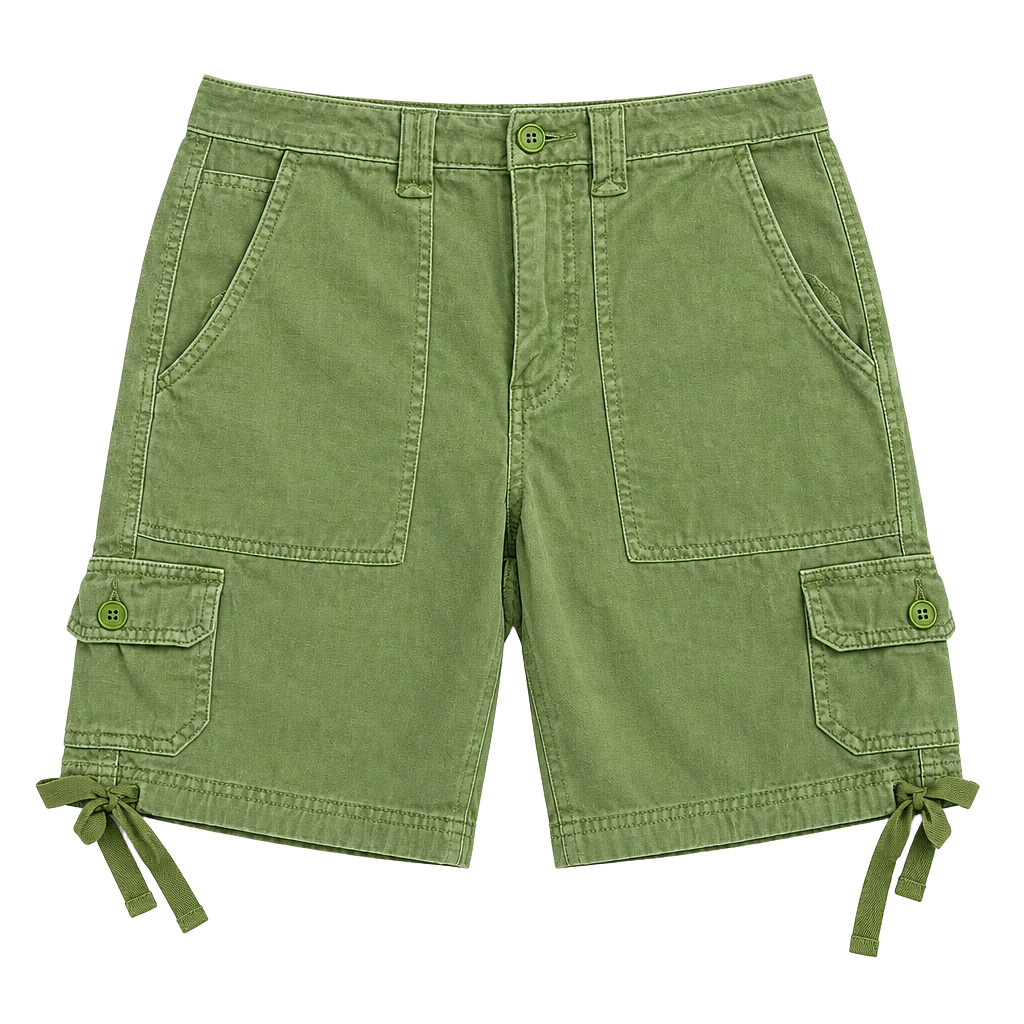 Forever 21 Cargo Shorts Size M Green 1