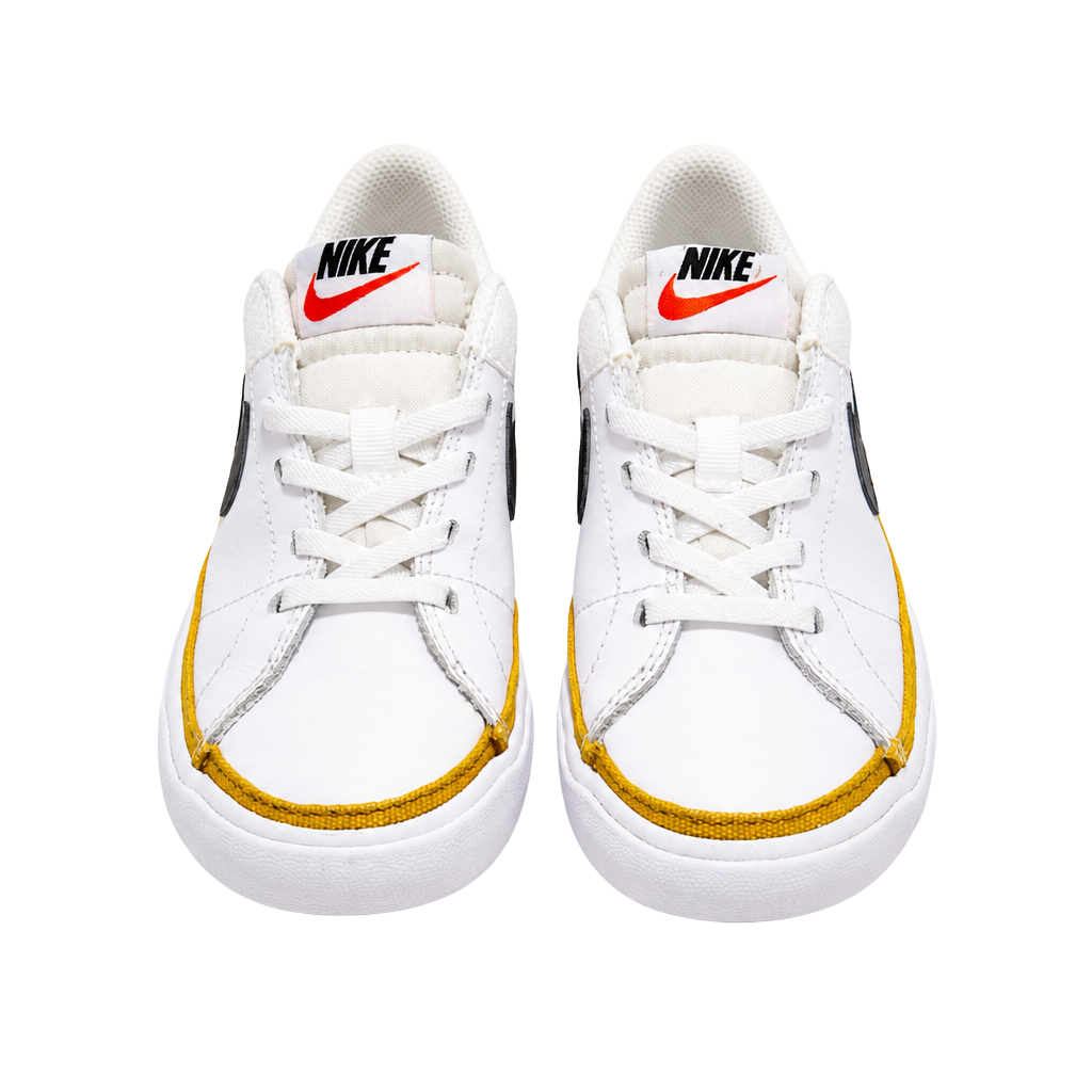 Nike Court Legacy Toddler Sneakers White Black Desert Ochre Size 13C DA5381-102 1