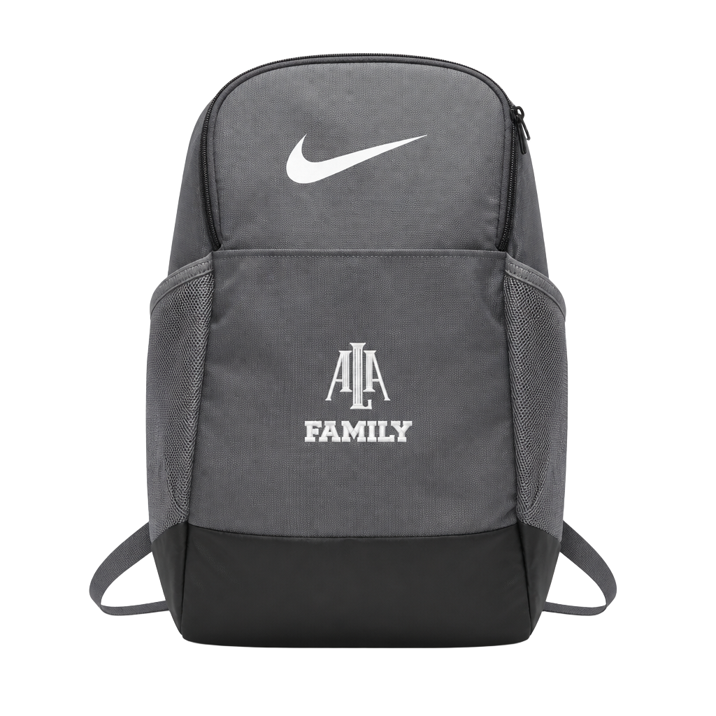 Nike ALA Family Branded Grey Backpack 1