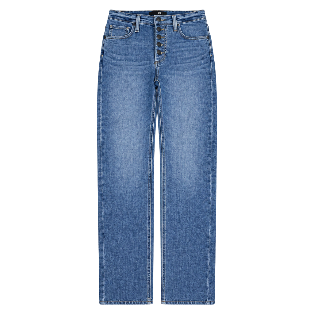 KUT from the Kloth Rachael Fab Ab Mom Jean Size 0 Blue Denim 1