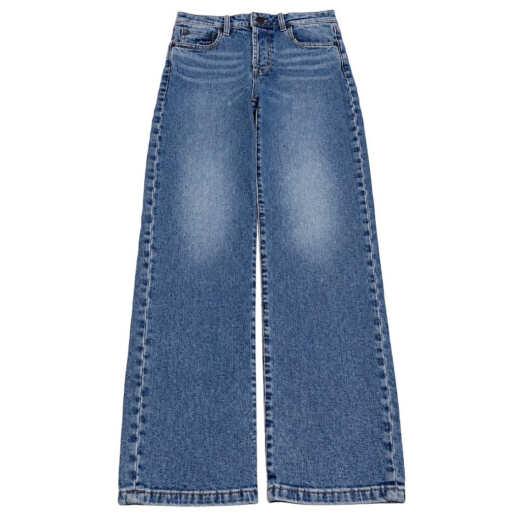 Kut From The Kloth Rosa Jeans Modern Wide Leg Jeans Blue Denim 1