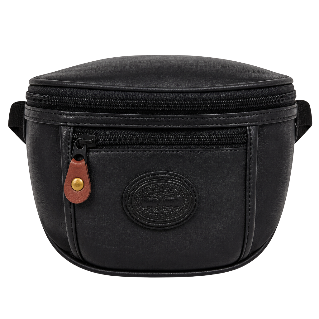 Vintage Rare Cypress Woods Fanny Pack Forest green Faux leather excellent 1