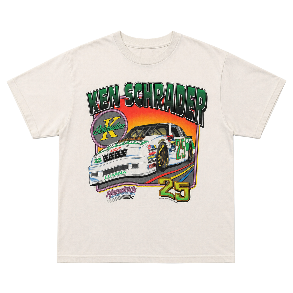 Vintage 1993 Ken Schrader Kodiak Racing NASCAR T-Shirt Shirt Men's Large 1