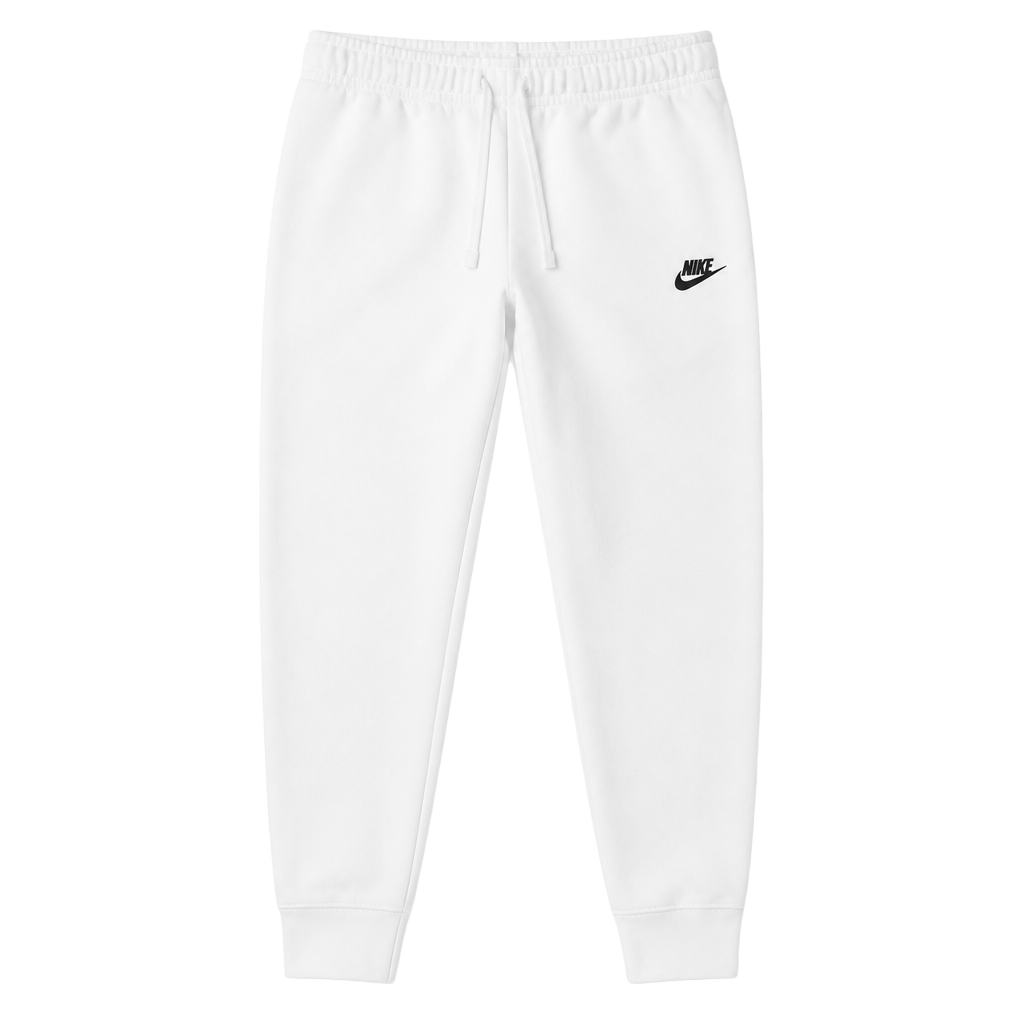 Nike Men's NSW Club Jogger, White, X-Large - Standard Fit Taper Leg Regular Length
Men's Nike Sportswear White/White/Black Club Fleece Jogger (BV2671 100)
Brand new 1