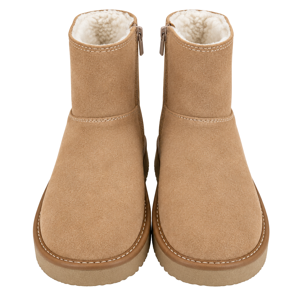 Universal Thread Short Boots Size 10 Tan Suede 1