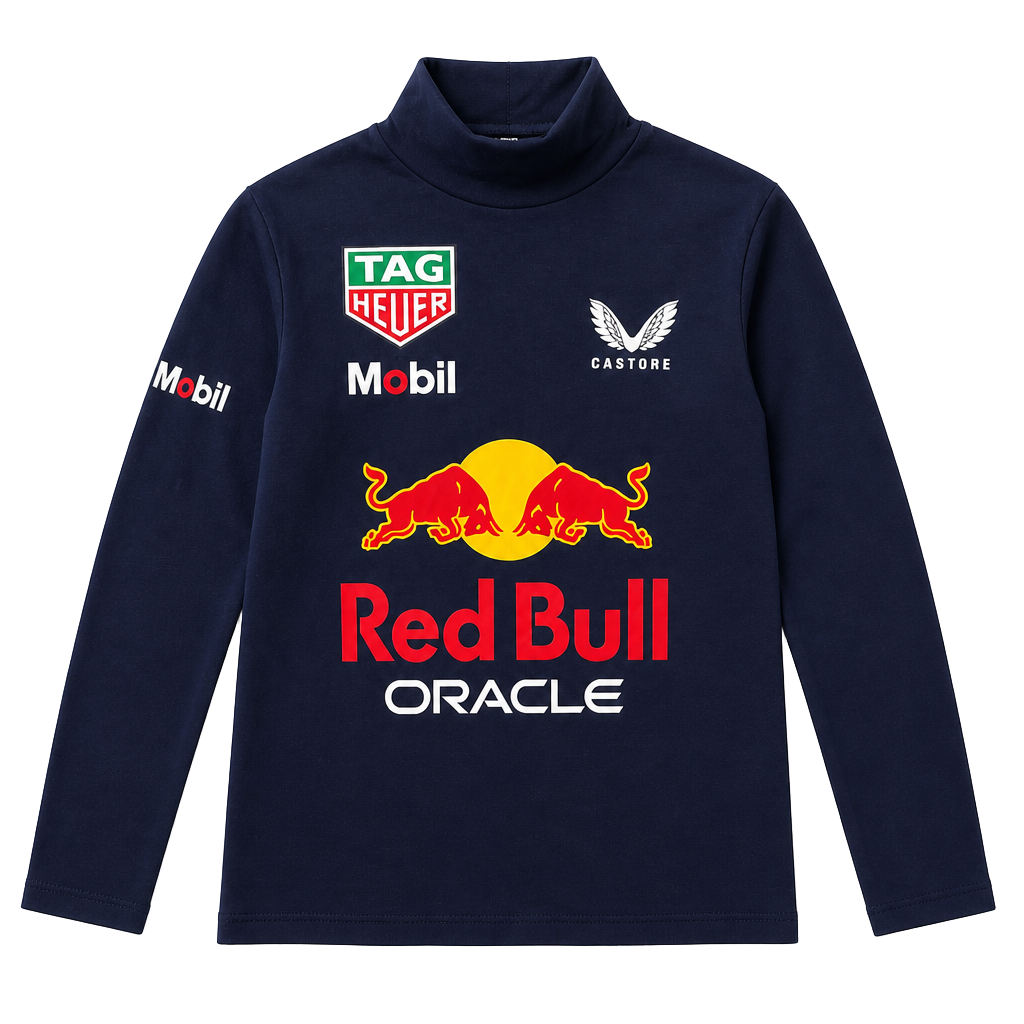 Castore Red Bull Racing Turtleneck Navy Blue 1
