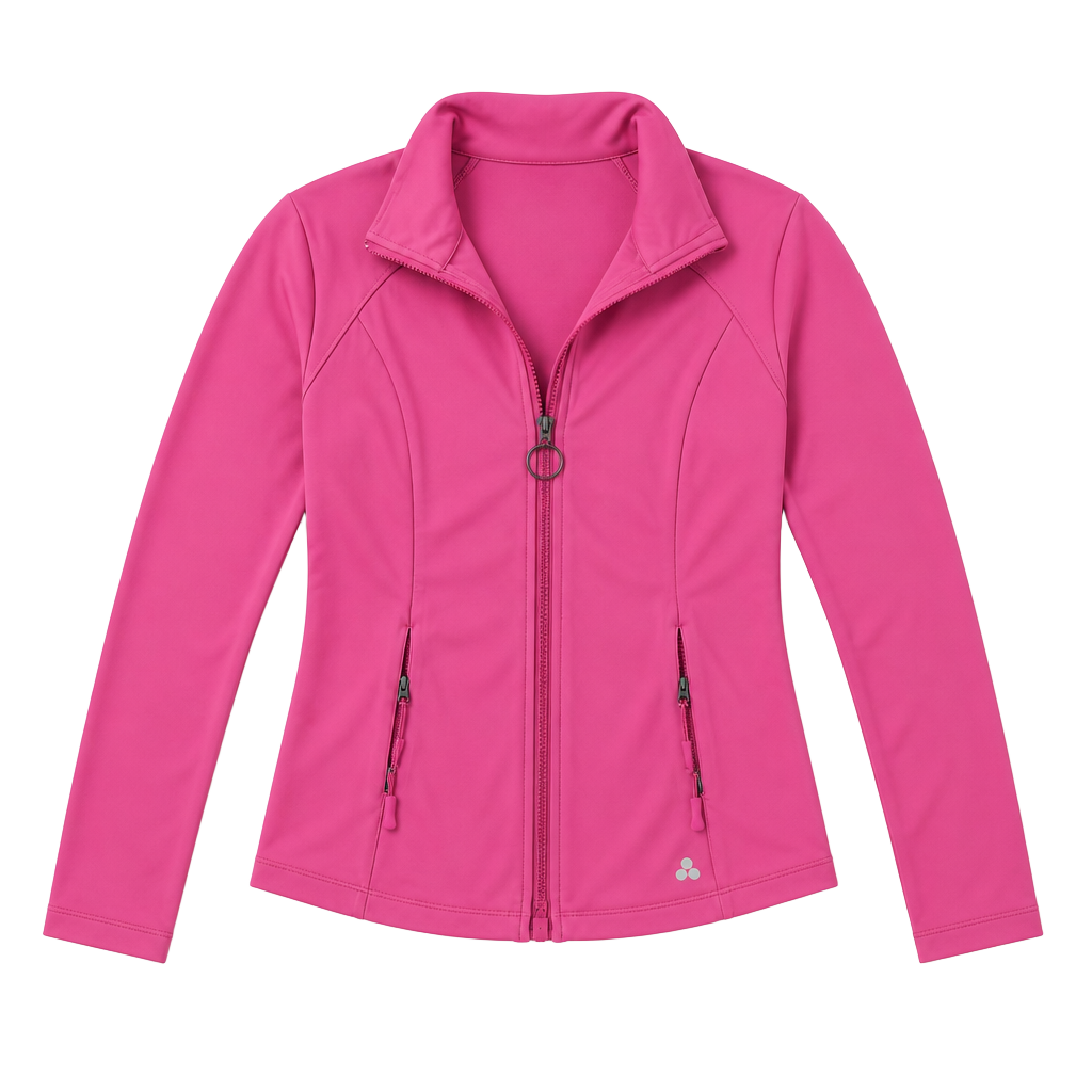 Tek Gear Adaptive Full-Zip Athletic Jacket in Pink 1