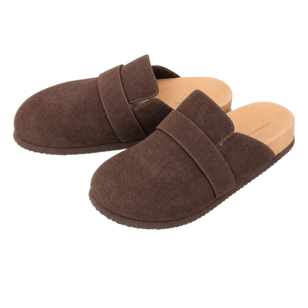 Amazon Essentials Suede Buckle Clog Shoes 1