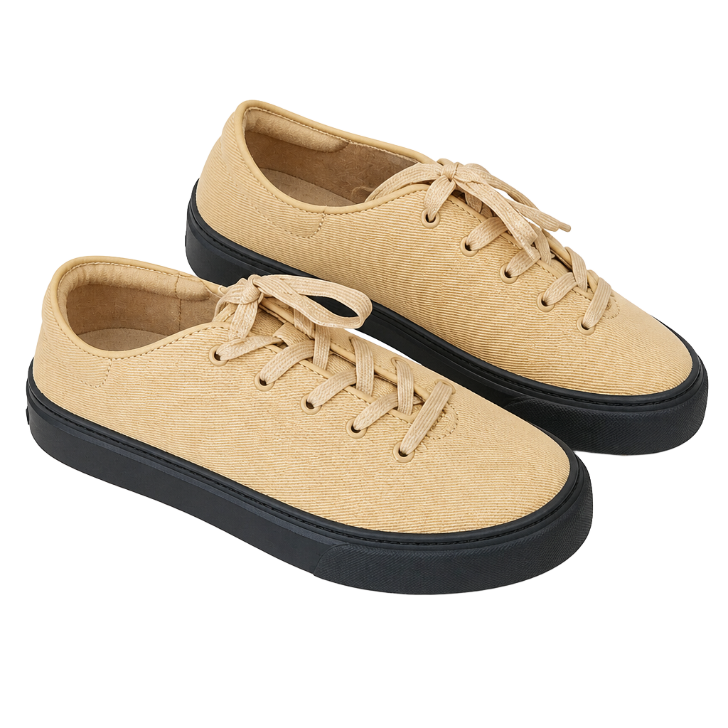 MoonStar Fine Vulcanized Ubal Canvas Sneakers Tan Walnut 1