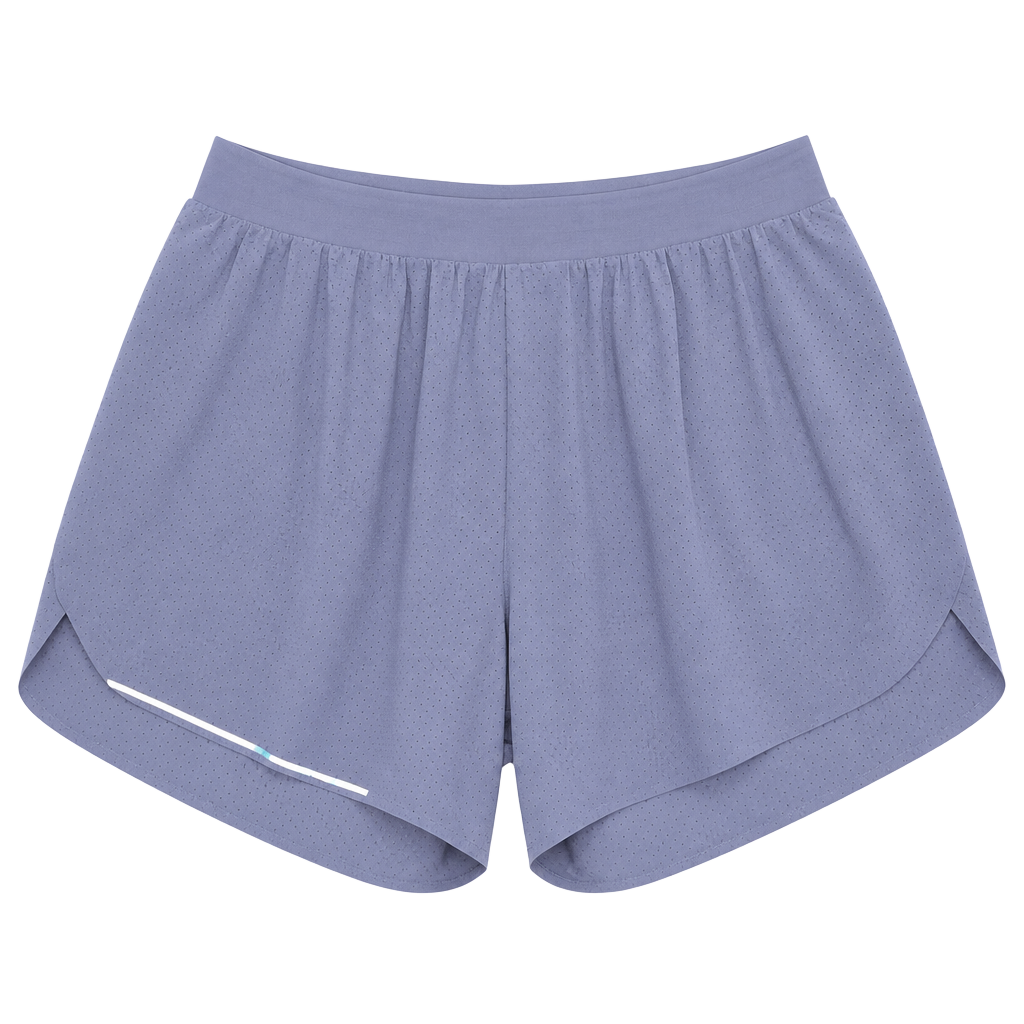 Lululemon mens Running Shorts Size M Blue Perforated Athletic 1