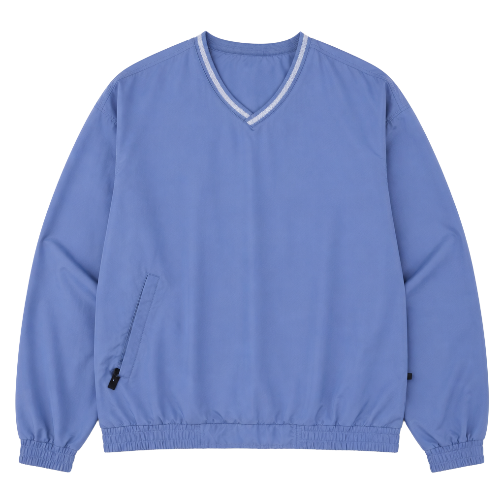 Nike Golf Windbreaker Pullover Size XXL Blue V-Neck Jacket 1