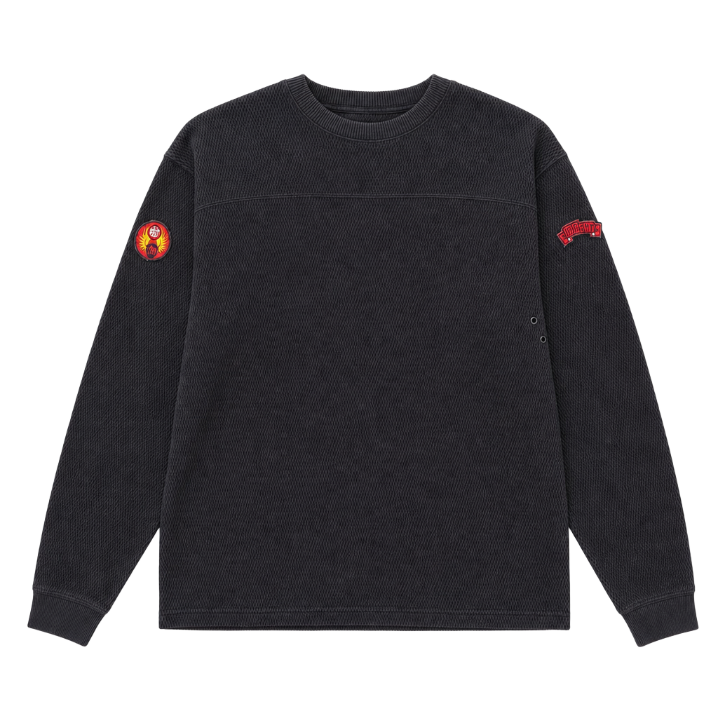 Vintage Independent Truck Co. Thermal Waffle Knit Long Sleeve Shirt 1