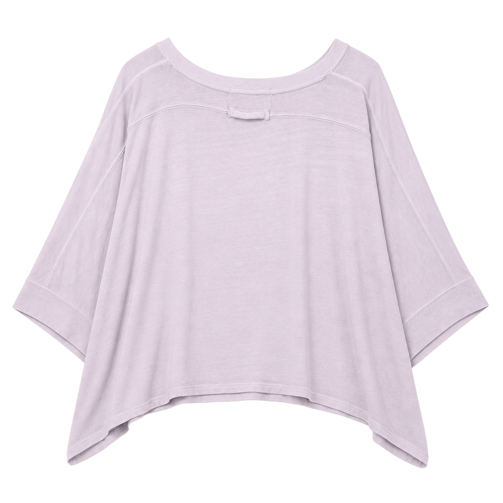 We The Free Free People Oversized High-Low Lavender Top 1
