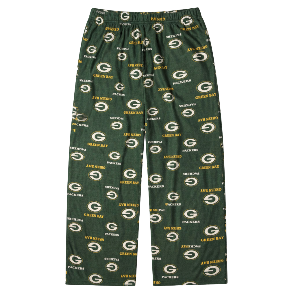 NFL Green Bay Packers Youth Allover Print Pajama Lounge Pants 1