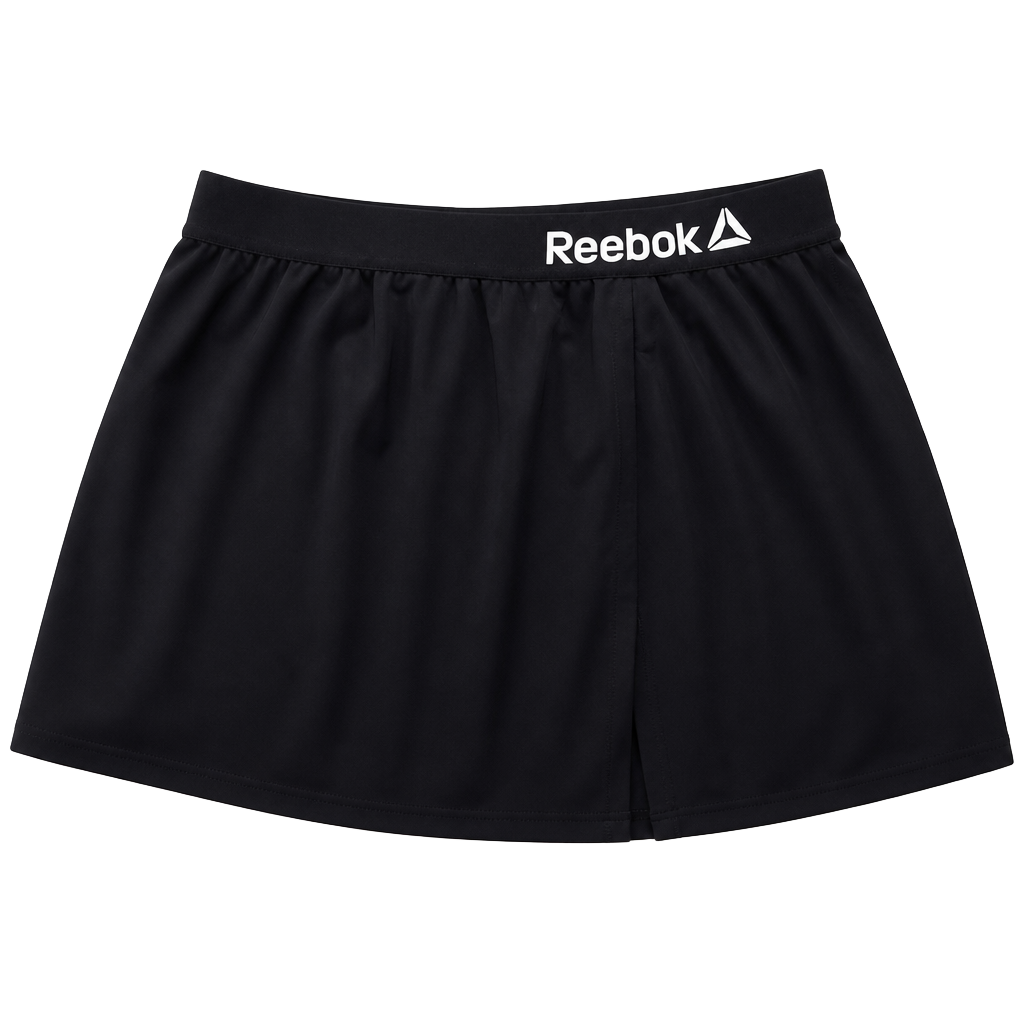 Reebok Women's Black Athletic Skort with Built-in Shorts Lined Skirt 1
