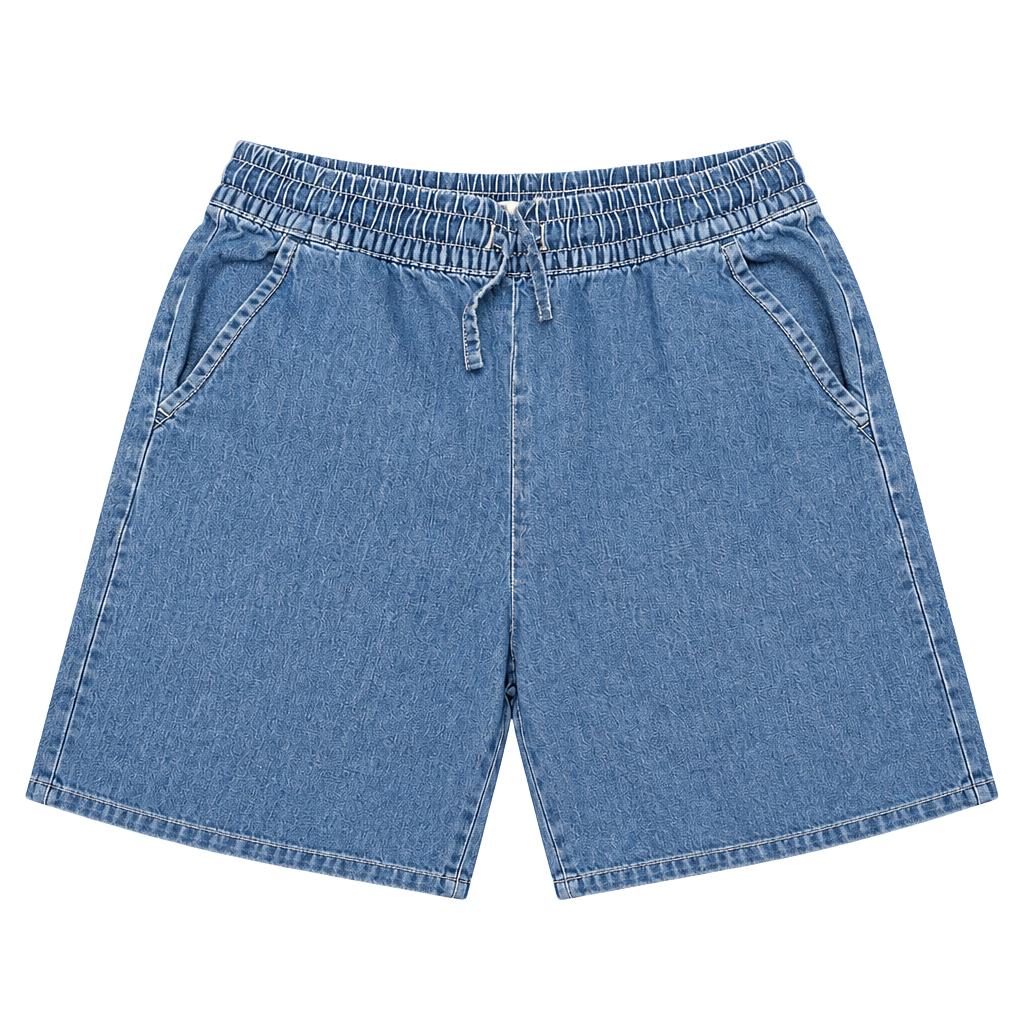 Cotton On Kids Denim Jogger Pants Size 9-10 Light Wash Pull-On Elastic Waist 1